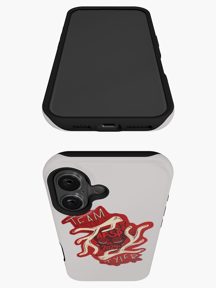 Thumbnail 3 of 4, iPhone Case, Team Tyler AFSP 2024 Design designed and sold by yelllowdashes.