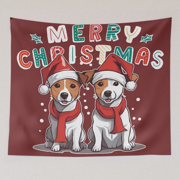Item preview, Christmas Jack Russell Terriers – Merry Christmas designed and sold by GoodyPaws.