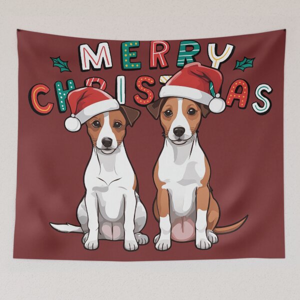 Item preview, Christmas Jack Russell Terriers – Merry Christmas designed and sold by GoodyPaws.
