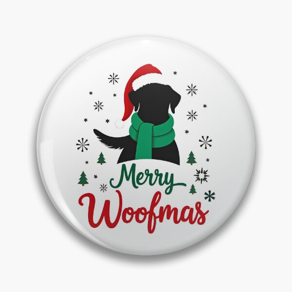 Artikelvorschau, Schwarzer Labrador Weihnachten, Frohe Woofmas entworfen und verkauft von venavar.