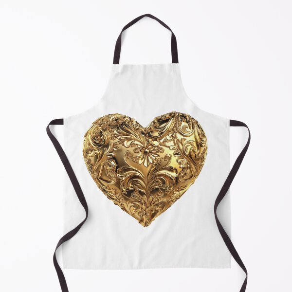 Item preview, Ornate Gold Heart designed and sold by Crafts4YouShop.