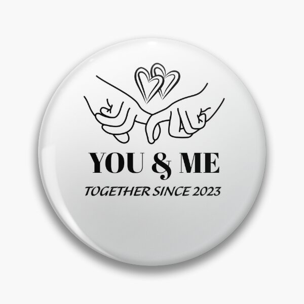 Item preview, "You and Me Together Since 2023 - A Love Story Begins" designed and sold by ingolekiran.