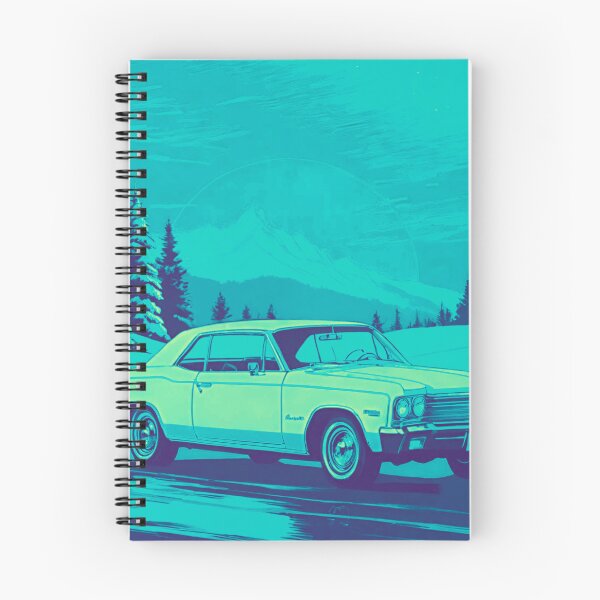 Item preview, Muscle Car in Frozen Christmas Wasteland designed and sold by GrizzlyCollective.