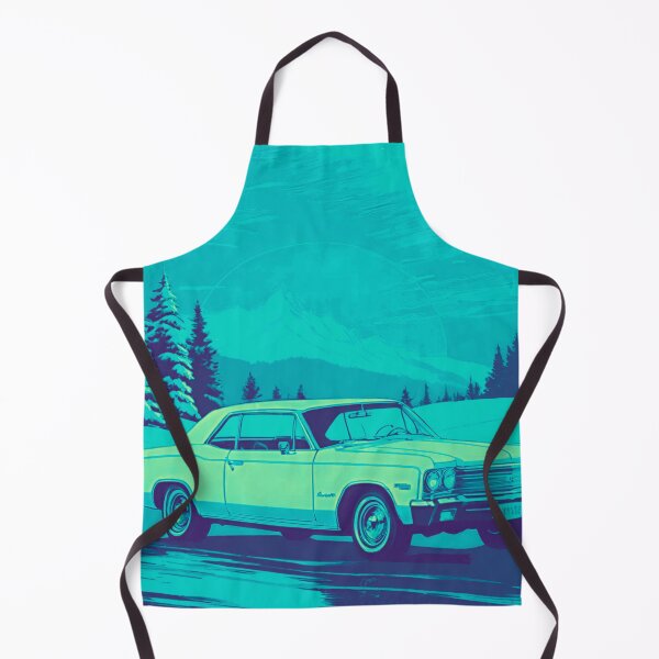 Item preview, Muscle Car in Frozen Christmas Wasteland designed and sold by GrizzlyCollective.