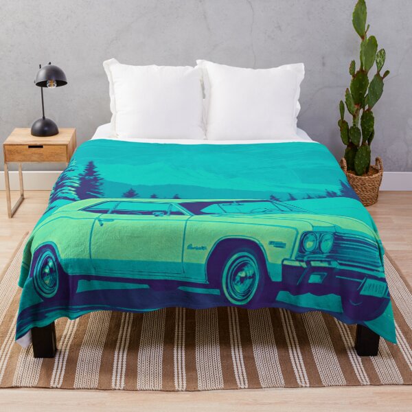 Item preview, Muscle Car in Frozen Christmas Wasteland designed and sold by GrizzlyCollective.