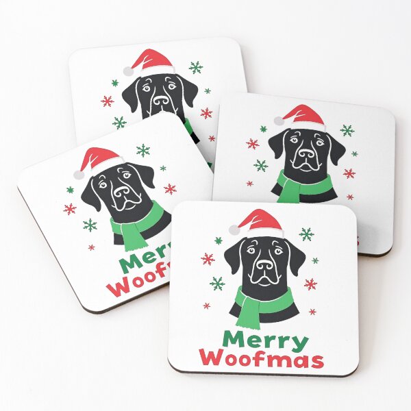 Item preview, Black Labrador Christmas, Merry Woofmas designed and sold by venavar.
