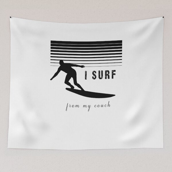 Item preview, I Surf From My Couch - Funny Internet Pc Nerd Geek Surfer Design designed and sold by Basti09.