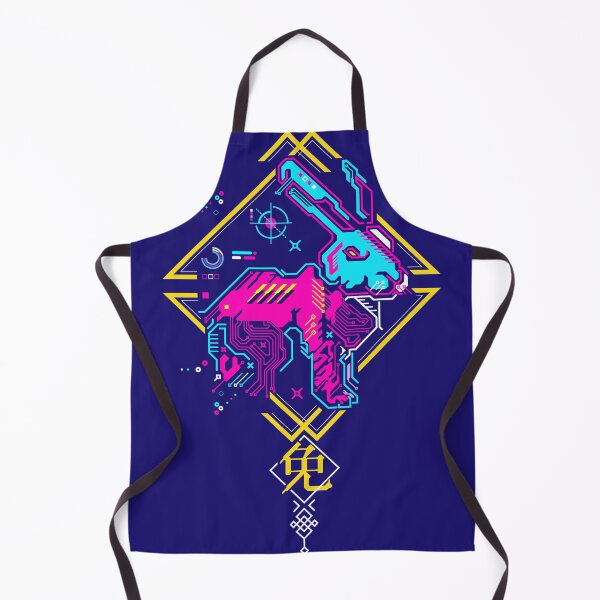Item preview, Chinese zodiac sign of rabbit, cyberpunk futuristic rabbit designed and sold by NiamLab.