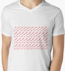 Kussmund T-Shirt mit V-Ausschnitt für Männer