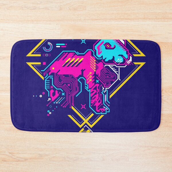 Item preview, Chinese zodiac sign of rabbit, cyberpunk futuristic rabbit designed and sold by NiamLab.