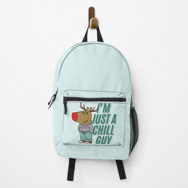 Item preview, Chill Guy meme with Rudolph the red nose reindeer designed and sold by Fatimah Sheikh.