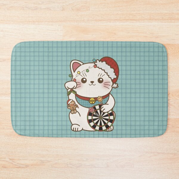 Item preview, Lucky Cat Loves Darts X Christmas designed and sold by love4darts.