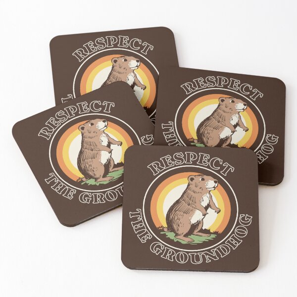 Item preview, Retro Respect the Groundhog designed and sold by FlashCraft Design.