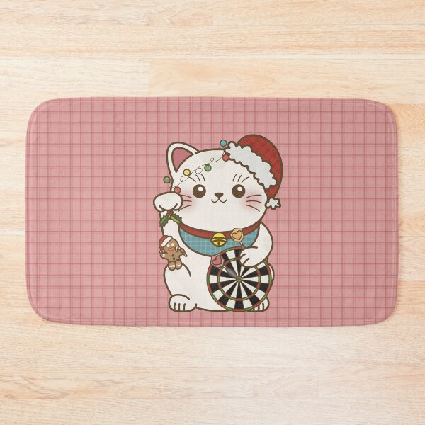 Item preview, Lucky Cat Loves Darts X Christmas designed and sold by love4darts.
