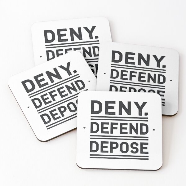 Item preview, Deny Defend Depose Graphic 3 designed and sold by LEOdesignerArt.