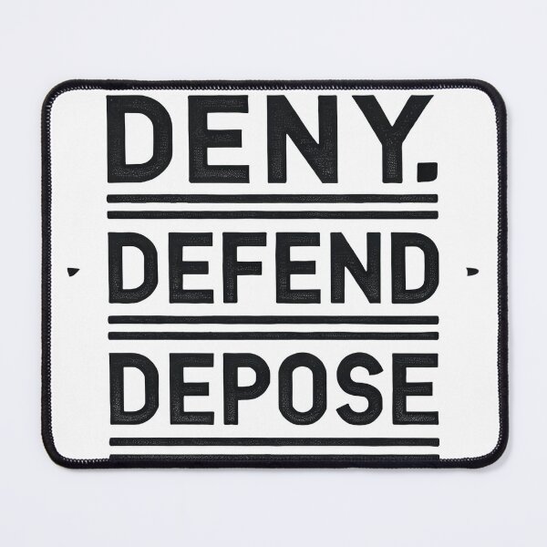 Item preview, Deny Defend Depose Graphic 3 designed and sold by LEOdesignerArt.