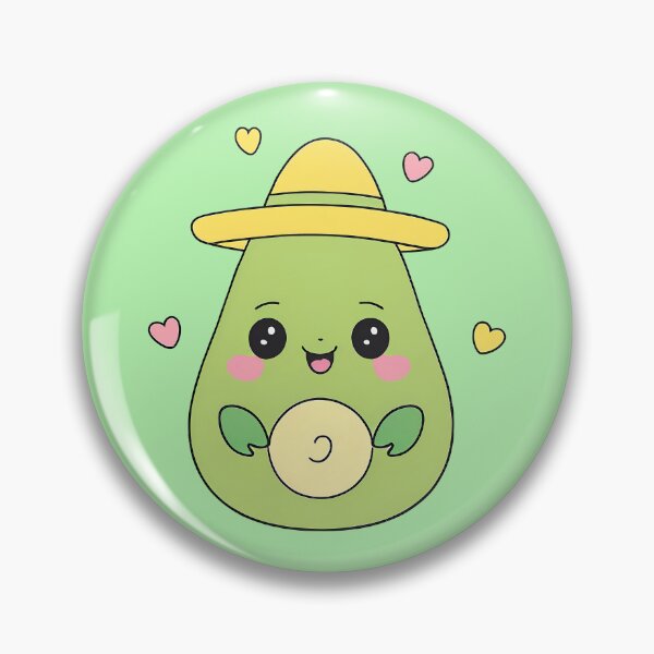 Item preview, Cute Kawaii Avocado designed and sold by Crush-Vogue.