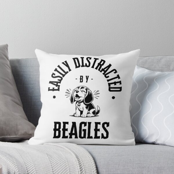 Item preview, Easily Distracted by Beagles designed and sold by CuteDesignables.