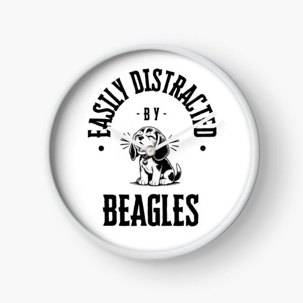 Item preview, Easily Distracted by Beagles designed and sold by CuteDesignables.