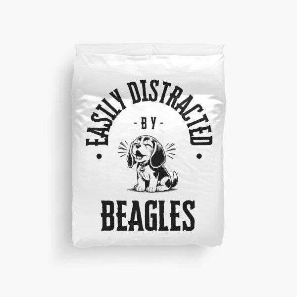 Item preview, Easily Distracted by Beagles designed and sold by CuteDesignables.