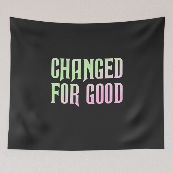 Item preview, Wicked changed for good vintage aesthetic lyrics / pink and green  designed and sold by SoloAutenica.