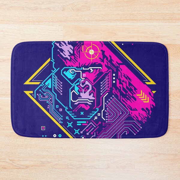Item preview, Chinese zodiac sign of ape, cyberpunk futuristic monkey designed and sold by NiamLab.