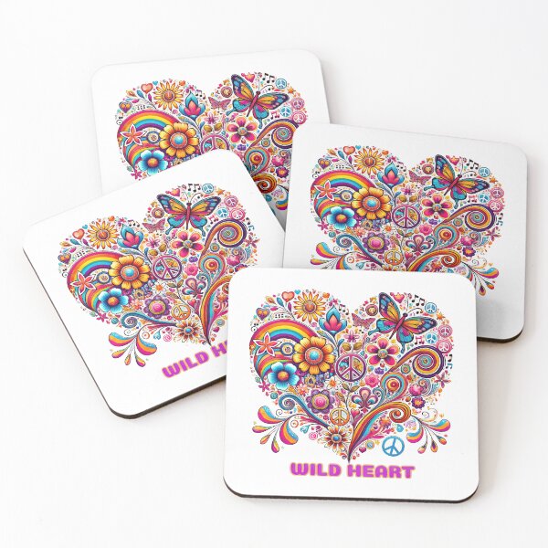 Item preview, Wild Heart. Wild and very hippie heart. designed and sold by Osintown.