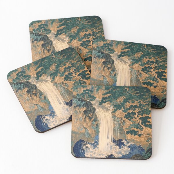 Item preview, Hokusai-The Waterfall of Amida behind the Kiso Road designed and sold by edisonnn.
