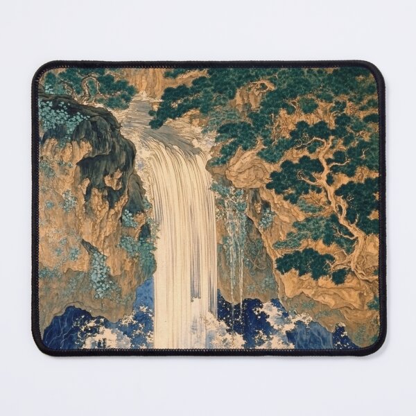Item preview, Hokusai-The Waterfall of Amida behind the Kiso Road designed and sold by edisonnn.