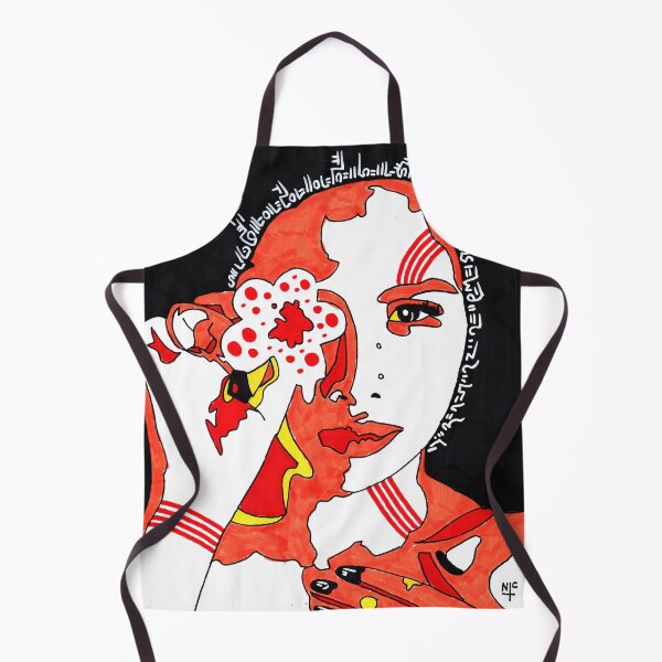 Item preview, girl with flower designed and sold by NICSARTWORLD.