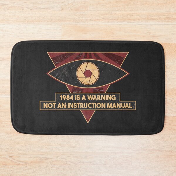 Item preview, 1984 Warning George Orwell INGSOC designed and sold by worldwarvintage.
