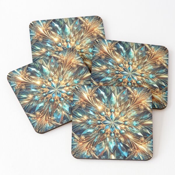 Item preview, Crystal Starburst: A Radiant Kaleidoscope of Gems and Light designed and sold by TeslaSt0re.