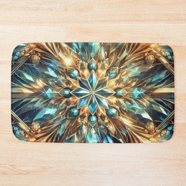 Item preview, Crystal Starburst: A Radiant Kaleidoscope of Gems and Light designed and sold by TeslaSt0re.