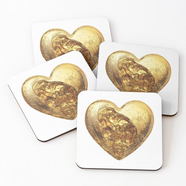 Item preview, Raw Gold Heart designed and sold by Crafts4YouShop.