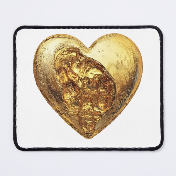 Item preview, Raw Gold Heart designed and sold by Crafts4YouShop.