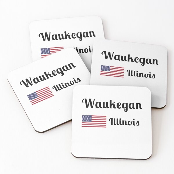 Item preview, Waukegan Illinois - Stylish Prints, designed and sold by Fleetwood1994.