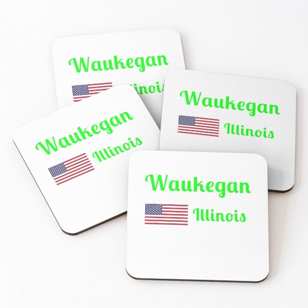 Item preview, Waukegan Illinois - Stylish Prints, designed and sold by Fleetwood1994.