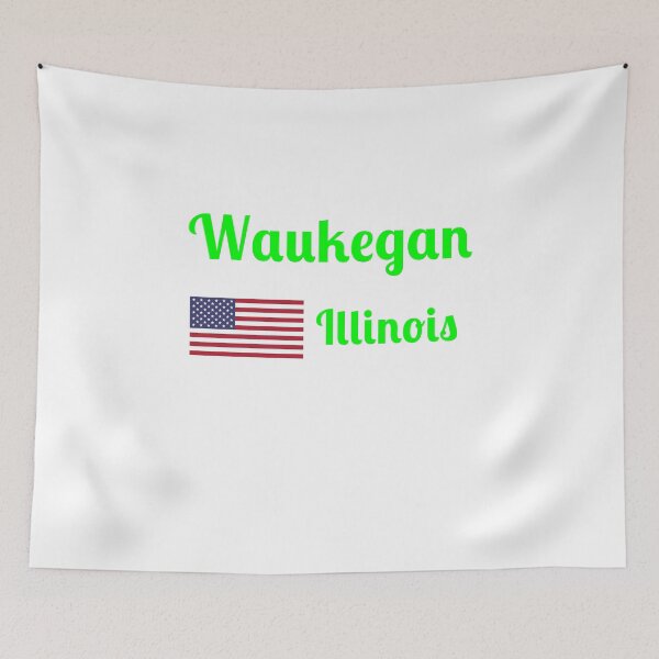 Item preview, Waukegan Illinois - Stylish Prints, designed and sold by Fleetwood1994.