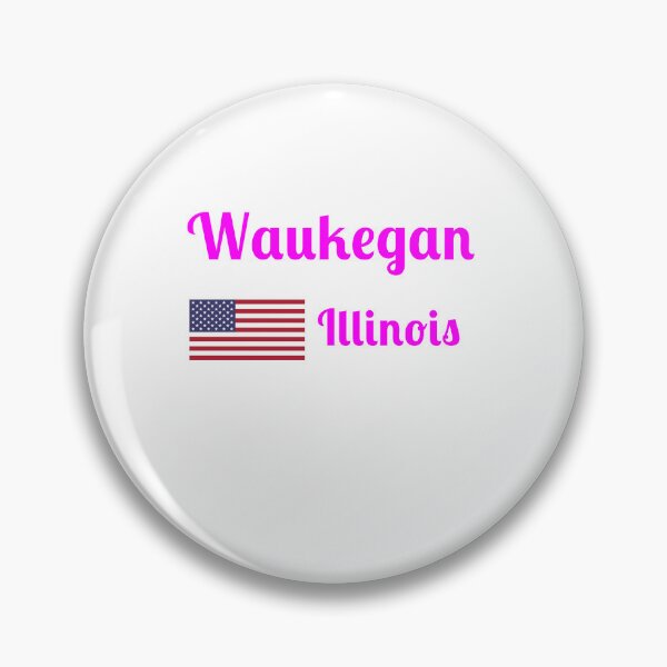 Item preview, Waukegan Illinois - Stylish Prints, designed and sold by Fleetwood1994.