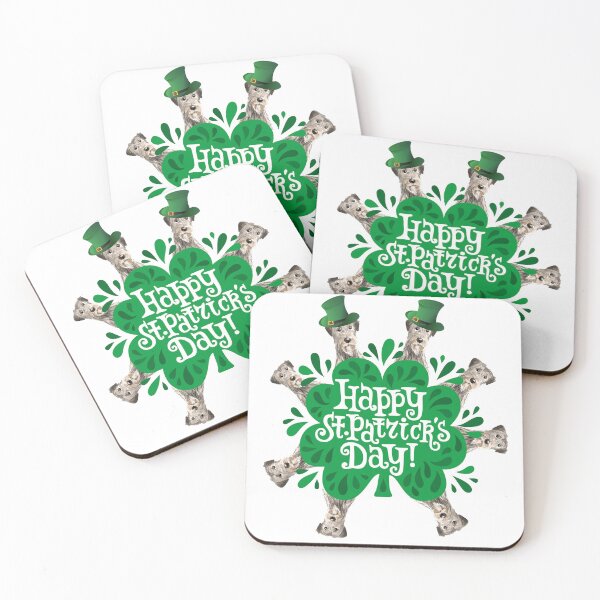 Item preview, Irish Wolfhound St Patricks Day designed and sold by beastieboutique.