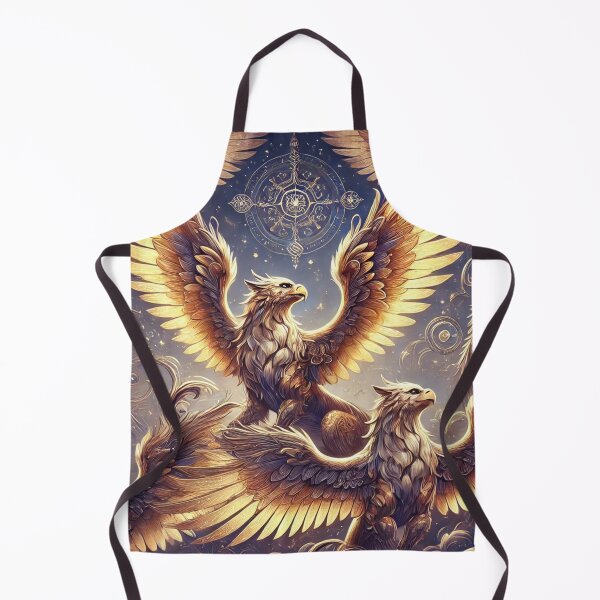 Item preview, Golden Griffins of Myth: Majestic Celestial Guardians designed and sold by TeslaSt0re.