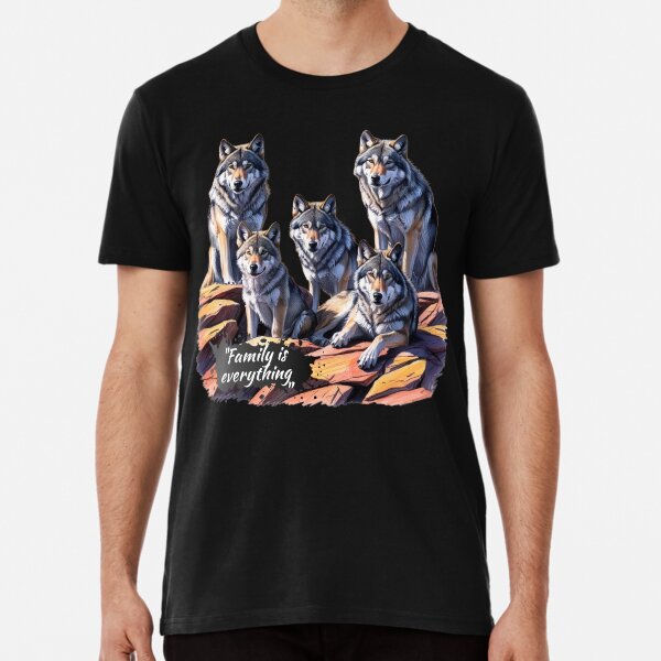 Item preview, Family of Wolves Wolf Pack Unity Stronger Together The Wolf Family designed and sold by TolgaSal.