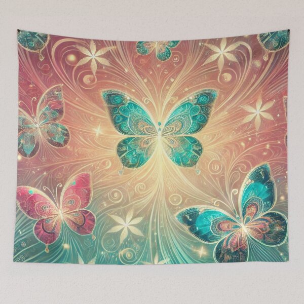 Item preview, Celestial Butterflies: Radiant Wings of Light and Magic designed and sold by TeslaSt0re.