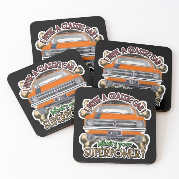 Item preview, I Drive a Classic Car - Holden GTS Monaro Retro Design designed and sold by Michael van der Hoorn.