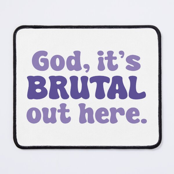 Item preview, God, It's Brutal Out Here! (Purple Design) designed and sold by FilipeFerreira.