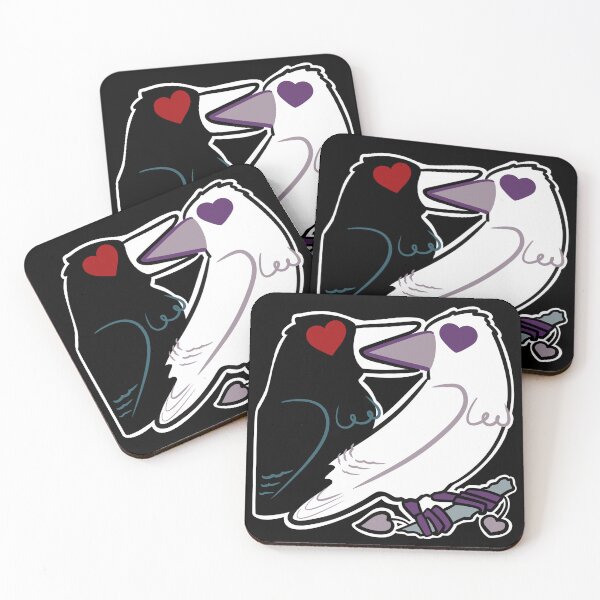 Item preview, Quinn the Crow in Love designed and sold by TamaraTretiak.