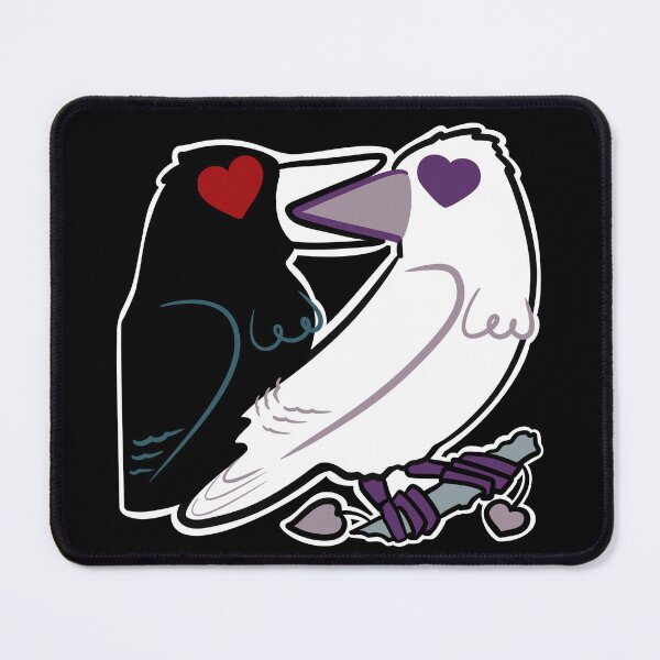 Item preview, Quinn the Crow in Love designed and sold by TamaraTretiak.