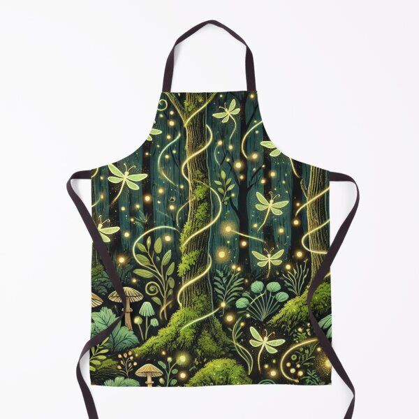 Item preview, Enchanted Firefly Forest: Glowing Mystical Woodland Night designed and sold by TeslaSt0re.