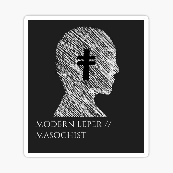 Item preview, Man // Modern Leper // Masochist  designed and sold by TrendyWendyTees.