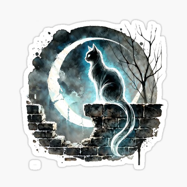 Item preview, Ghost Cat designed and sold by RubisLeaf.